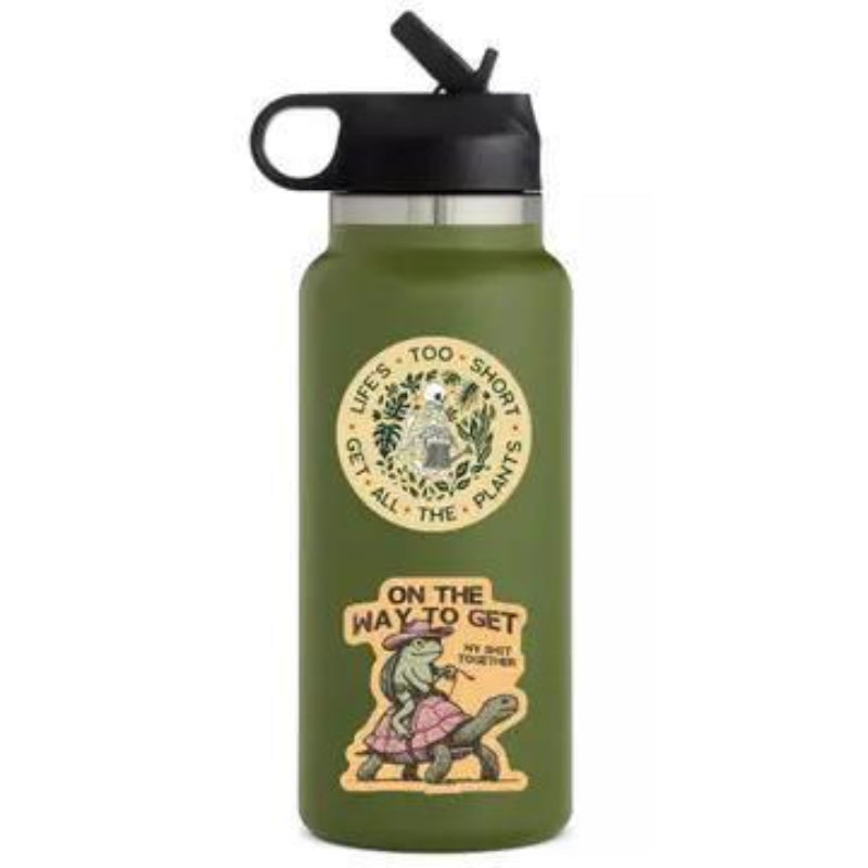 Juju and Moxie Swear Frog Cowboy Funny Turtle High Quality Vinyl Sticker