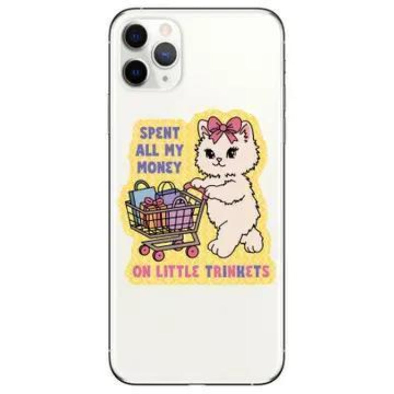 Juju and Moxie Adorable Trinket Kitty Cat Shop High Quality Vinyl Sticker