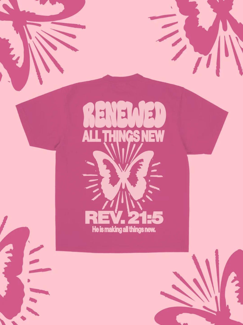 Jesus Loves You Company All Things New Tee - Back View