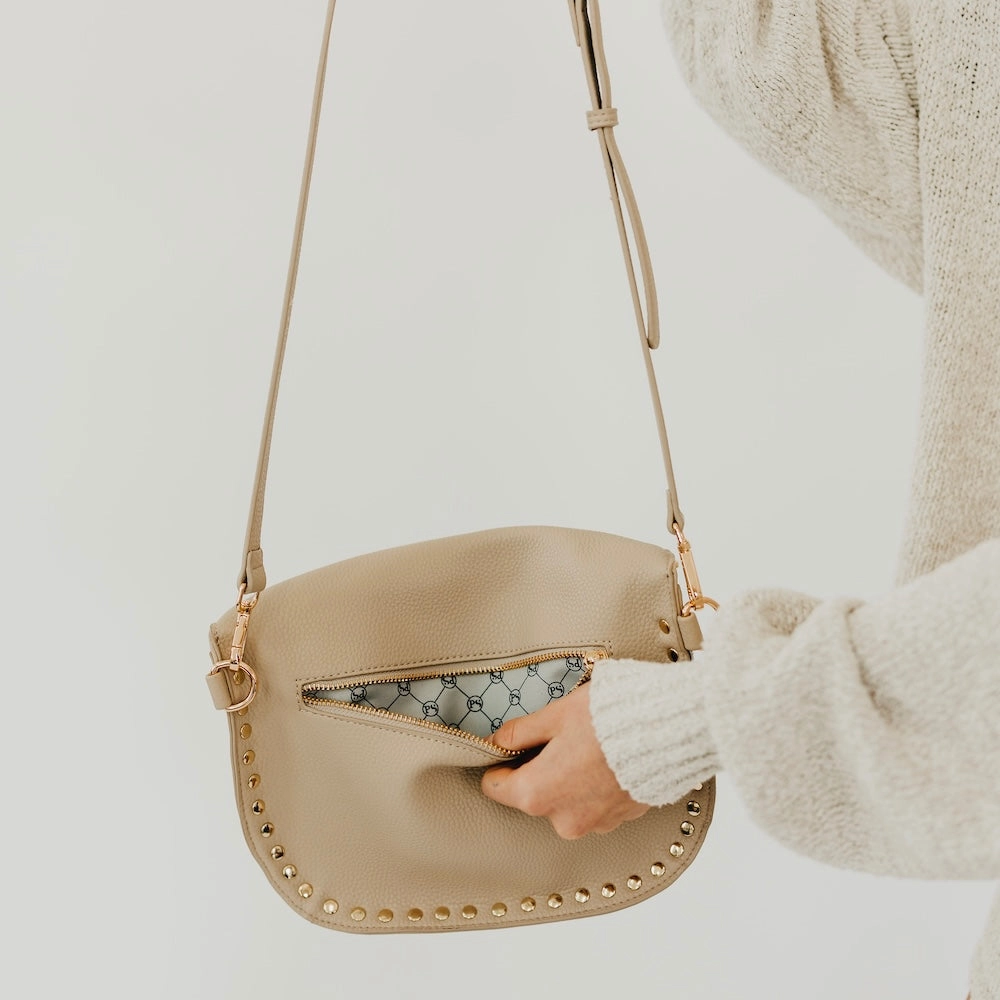 Pebble Sabrina Studded Bum Bag