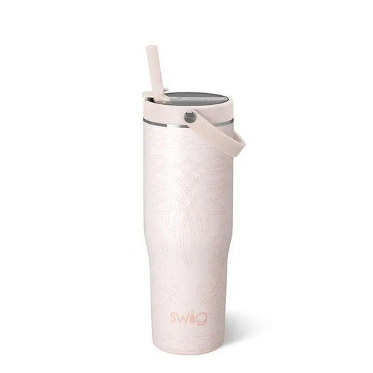Swig Saddle Stitch Cream To-Go Tumbler 30oz