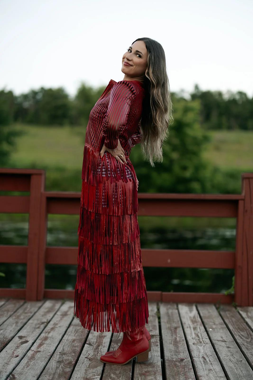 Dakota West Red Duster
