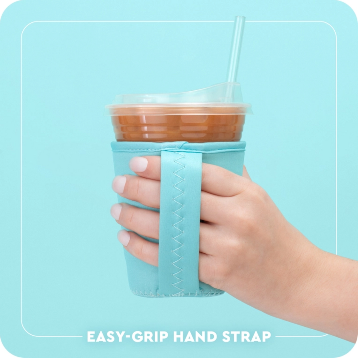 Gameday Gingham Iced Cup Coolie Crimson, Small