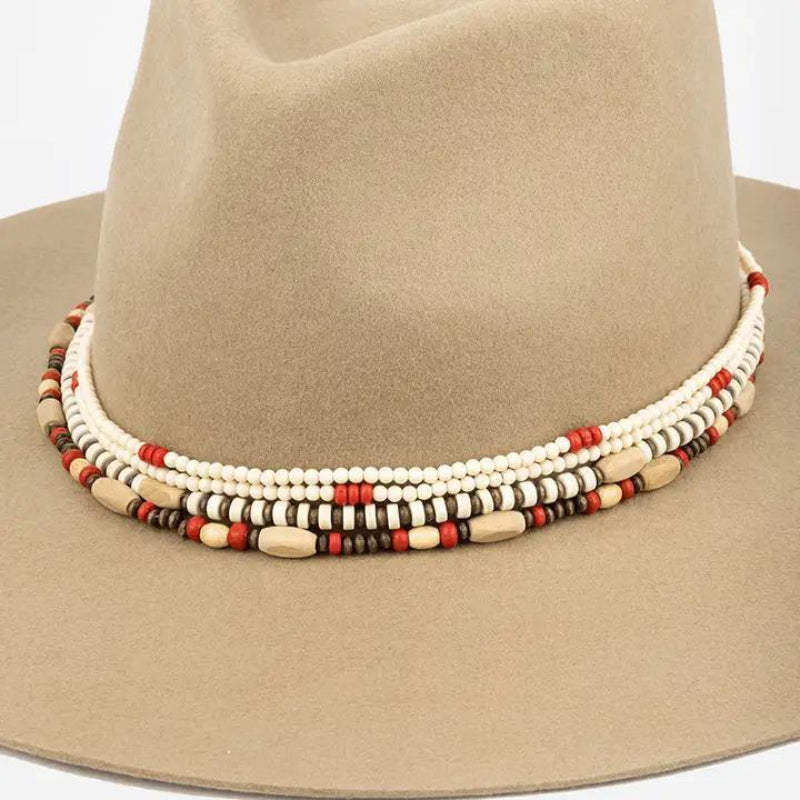 Gigi Pip Layered Beaded Hat Band | default