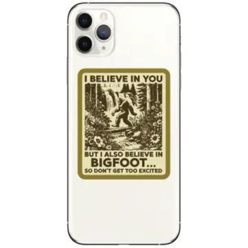 Juju and Moxie Bigfoot Sarcastic Cute Cryptoid High Quality Vinyl Sticker
