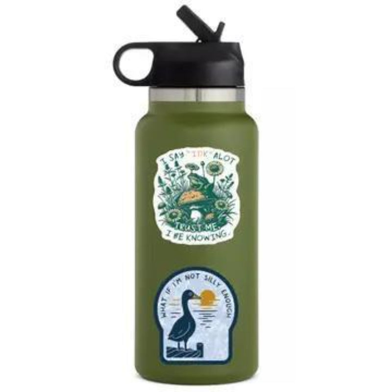 Juju and Moxie Trust Me I Be Knowing Frog Toad High Quality Vinyl Sticker
