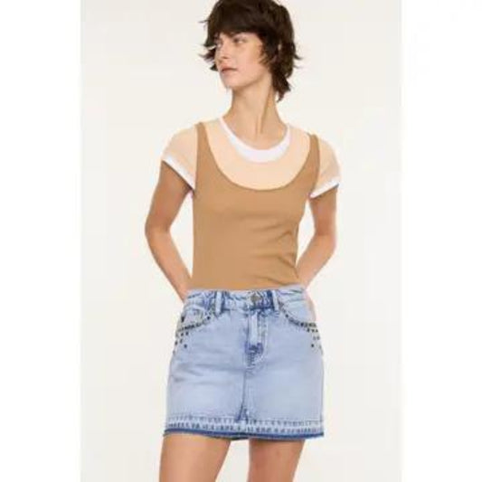 KAN CAN USA MID RISE WESTERN LASSO SKIRT-KC2227ML |
MEDIUM LIGHT