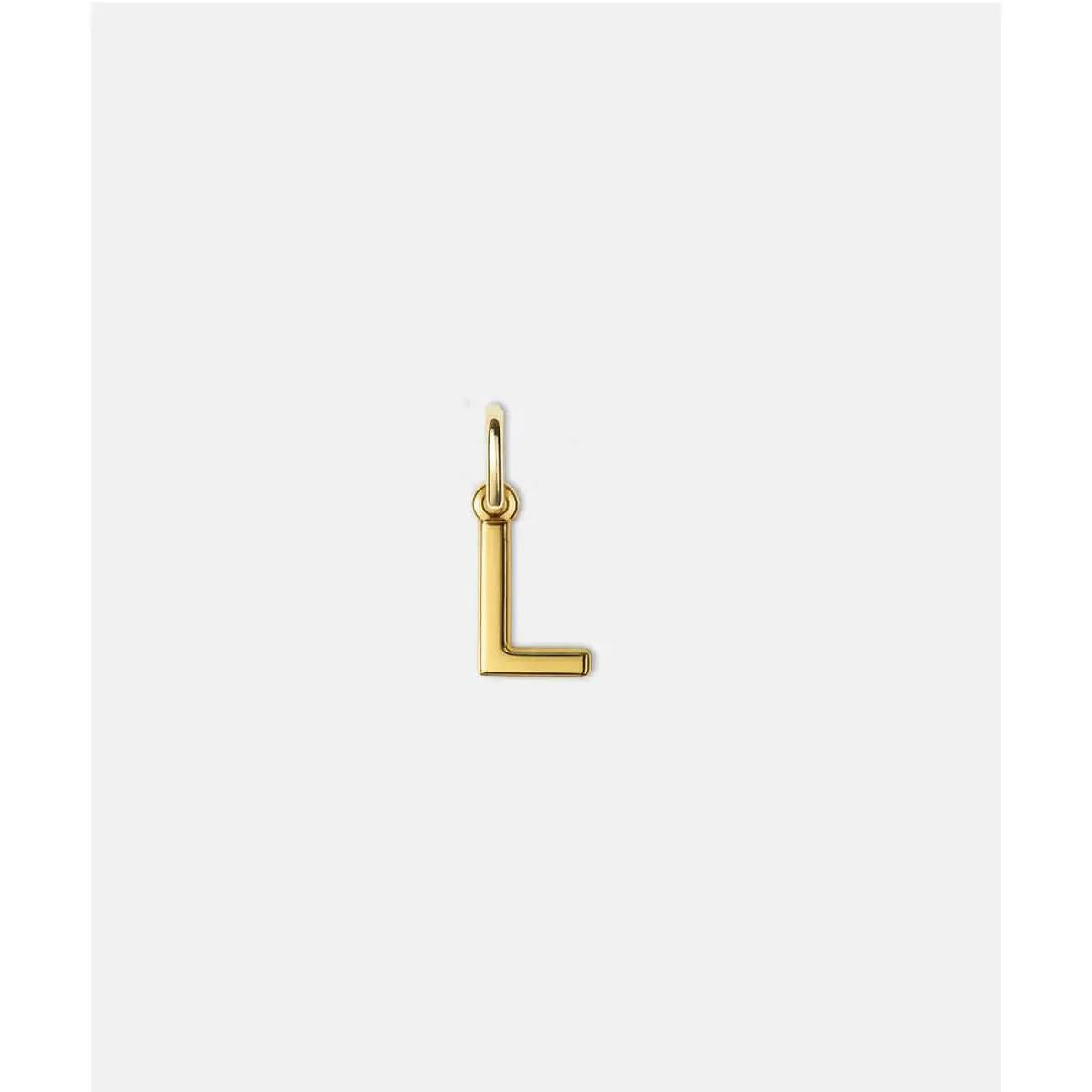 Gigi Pip Letter Hat Charm - Gold