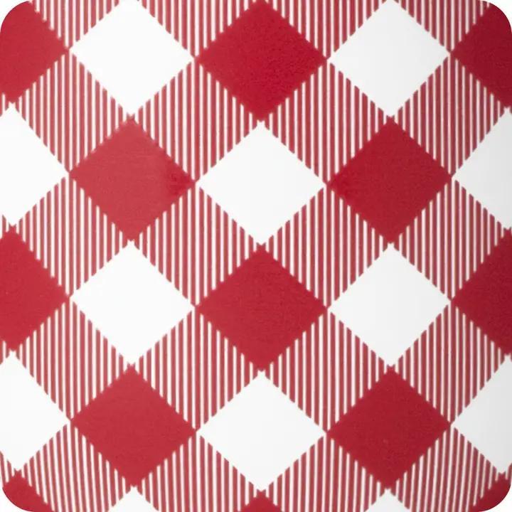 Gameday Gingham Party Cup Crimson, 24oz