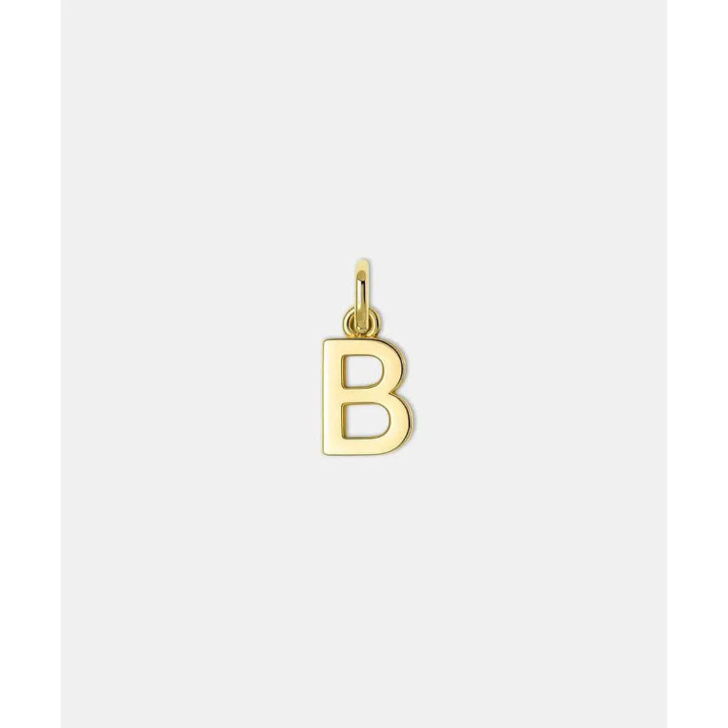 Gigi Pip Letter Hat Charm - Gold