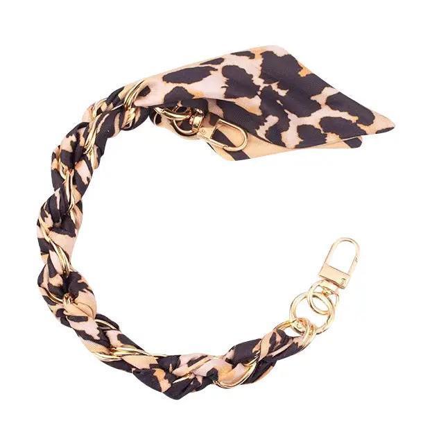 Gemelli Gold Phone Chain with Scarf