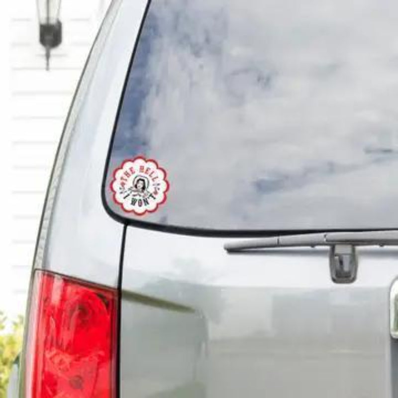 Juju and Moxie The Hell I Won't Cowgirl Vinyl Sticker