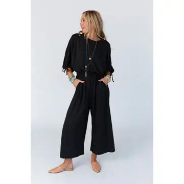 Three Bird Nest Wide Leg Jumpsuit