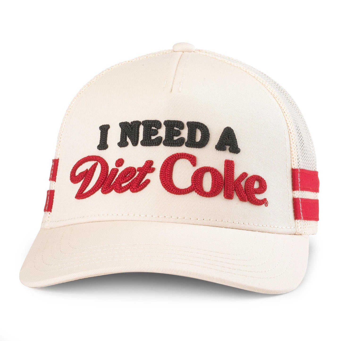 American Needle Diet Coke Valin Stripe Hat - Ivory