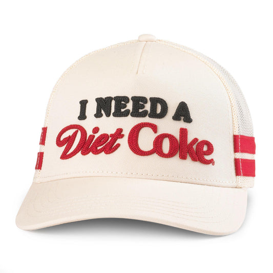 American Needle Diet Coke Valin Stripe Hat - Ivory