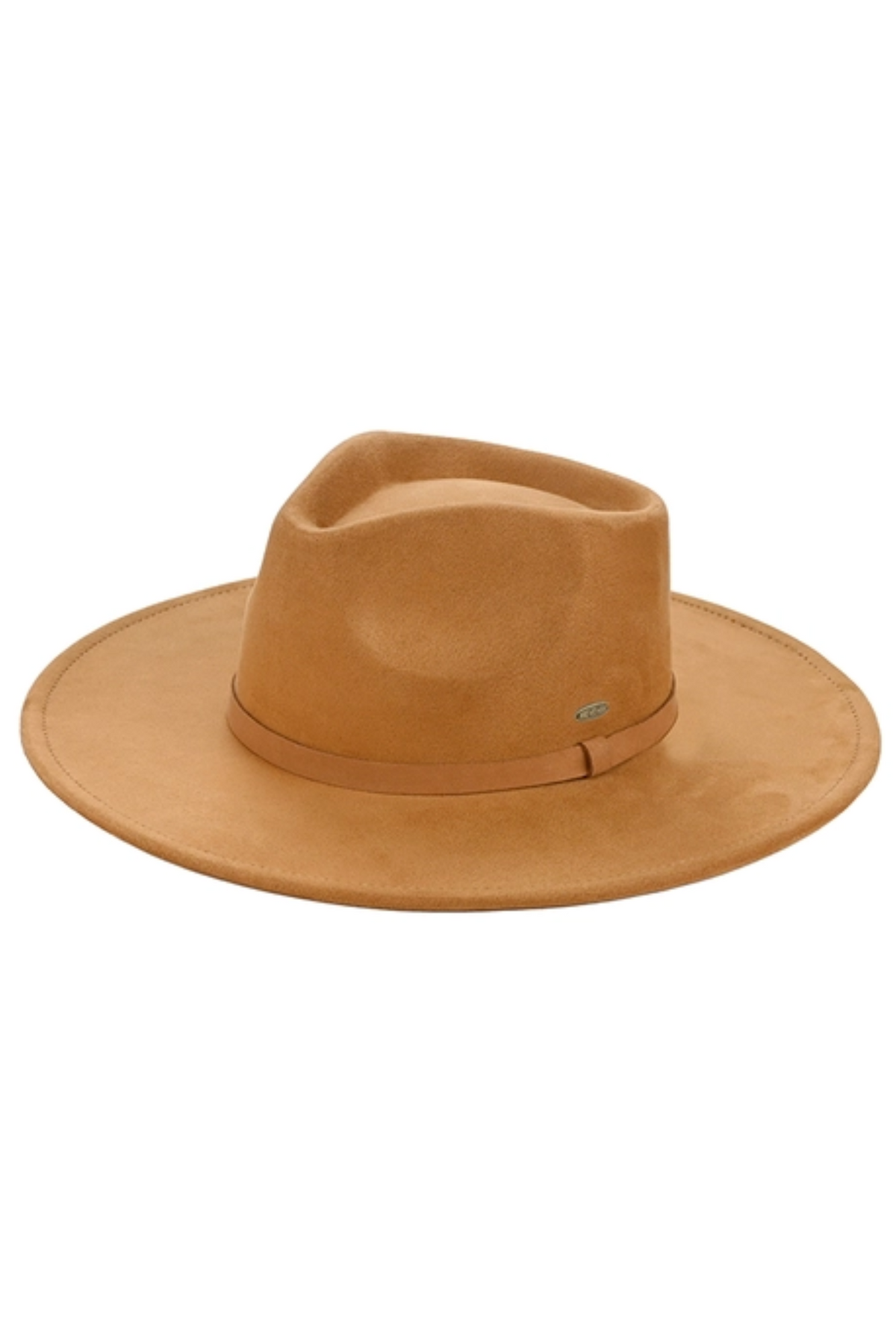 Faux Suede Rancher Hat