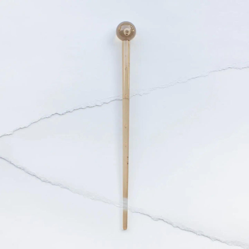 Tiepology Transparent Bubble Tip Hair Stick | Beige