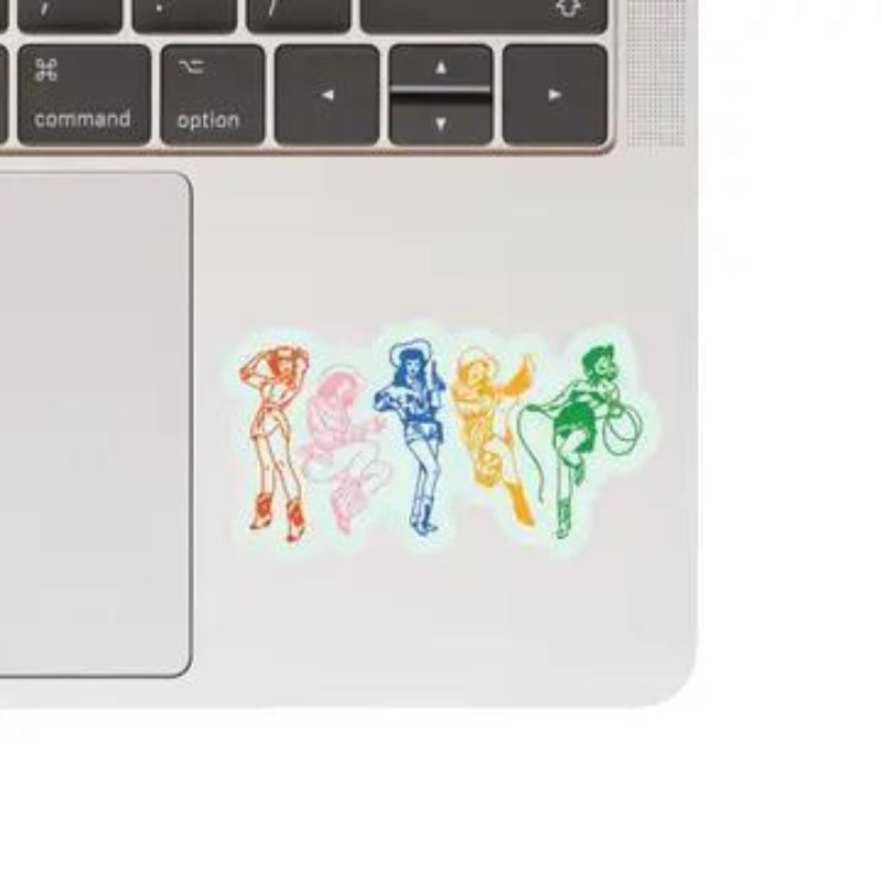 Juju and Moxie Cowgirl Retro Pinup Sexy Western High Quality Vinyl Sticker