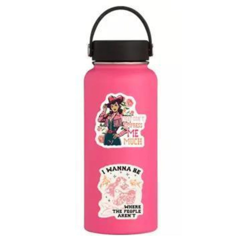 Juju and Moxie Floral Cowgirl Impress Me High Quality Vinyl Sticker