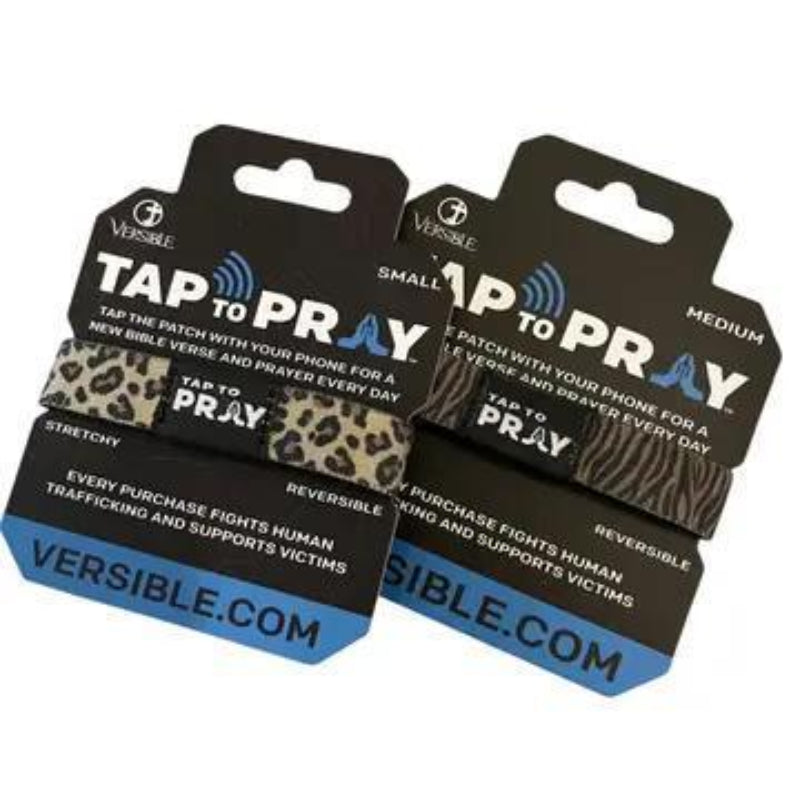Versible Tap To Pray® Wristband – Safari Leopard 