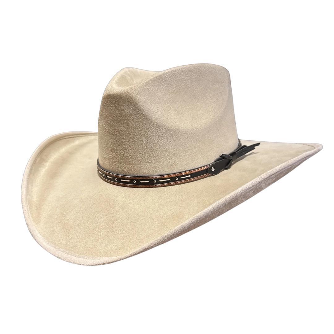 American Hat Makers Ace High Faux Suede Cowboy Hat