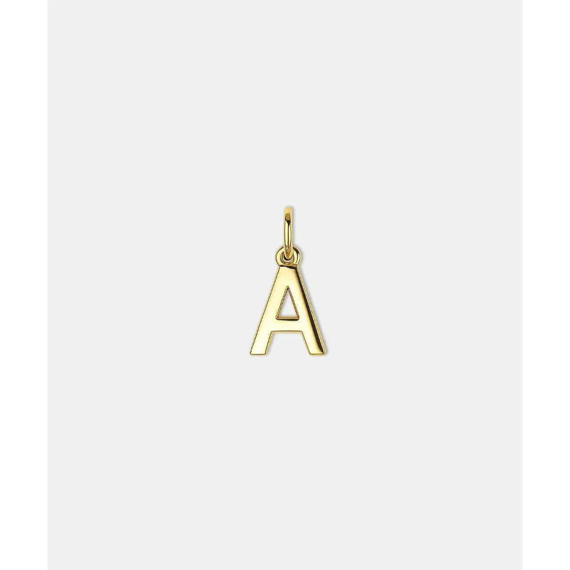 Gigi Pip Letter Hat Charm - Gold