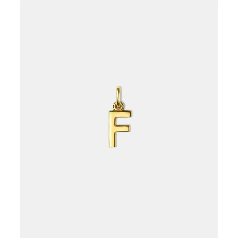 Gigi Pip Letter Hat Charm - Gold