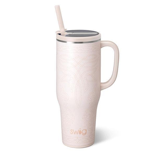 Swig Saddle Stitch Cream Mega Mug 40oz