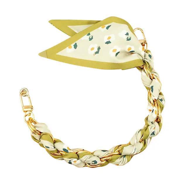 Gemelli Gold Phone Chain with Scarf