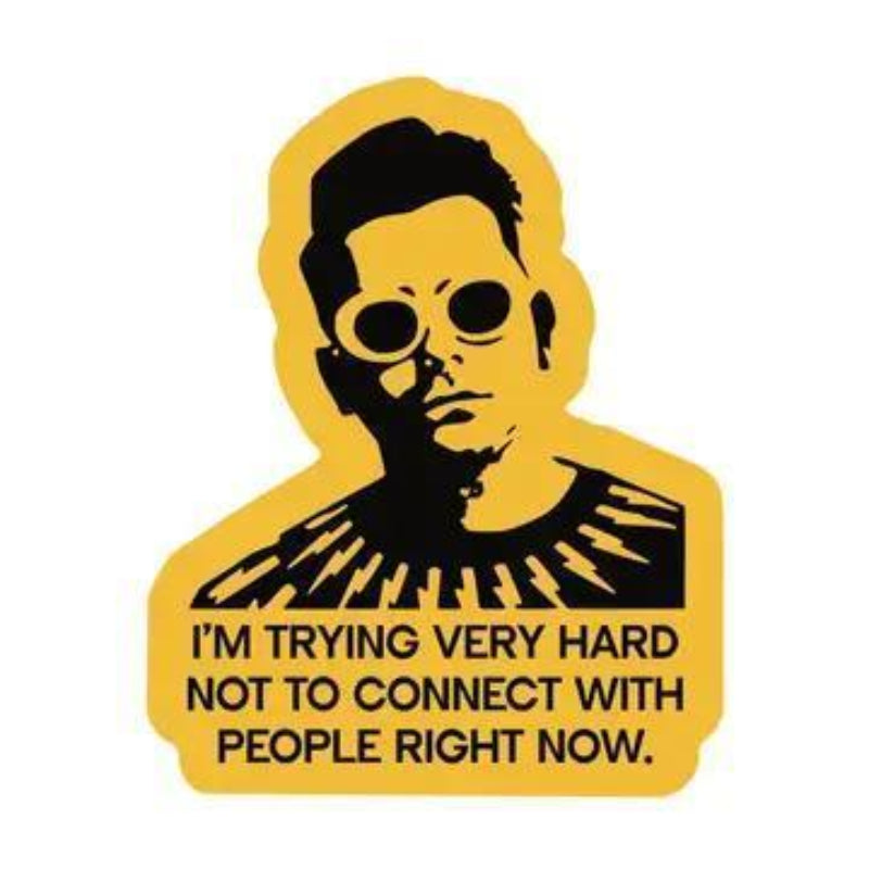 Juju and Moxie Funny Sarcastic David Canadian High Quality Vinyl Sticker