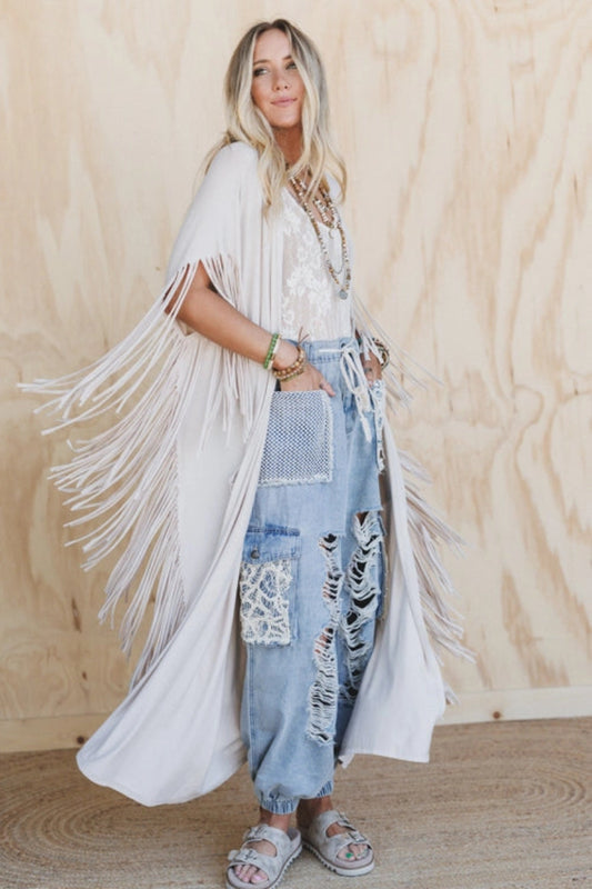 Three Bird Nest Western Duster Kimono