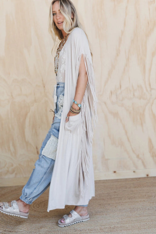 Three Bird Nest Western Duster Kimono