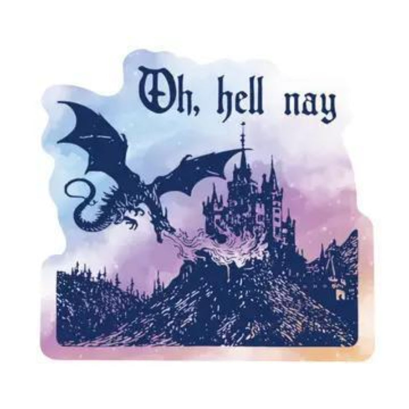 Juju and Moxie Roll Play Dragon Fantasy Book High Quality Vinyl Sticker