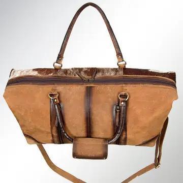 American Darling Duffel Bag – Hair-On Genuine Western Leather