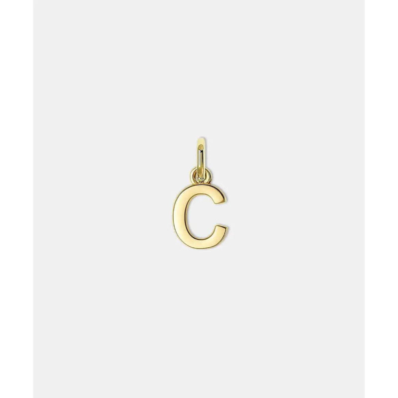 Gigi Pip Letter Hat Charm - Gold
