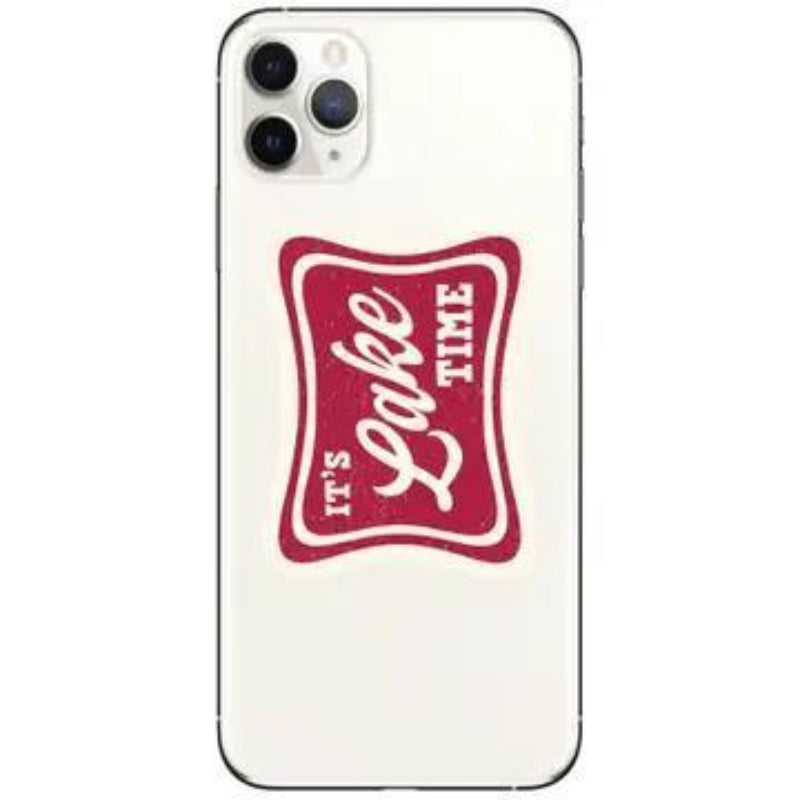 Juju and Moxie Lake Time Summer Boat Drink High Quality Vinyl Sticker