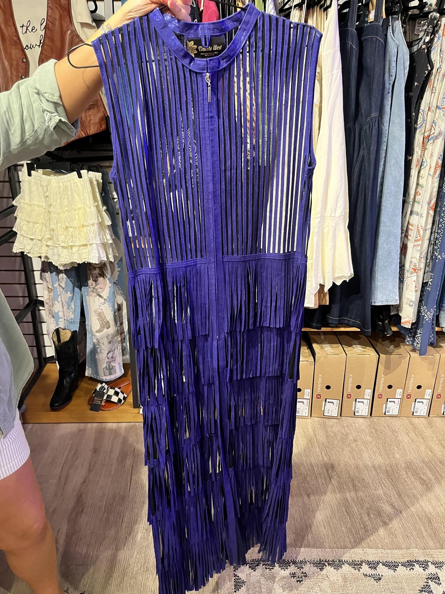 Dakota West 7 Layer Fringe Vest