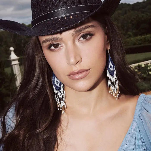 Cheyenne Fringe Earrings Gold Dust