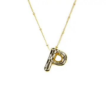 Mini Balloon Initial Necklace