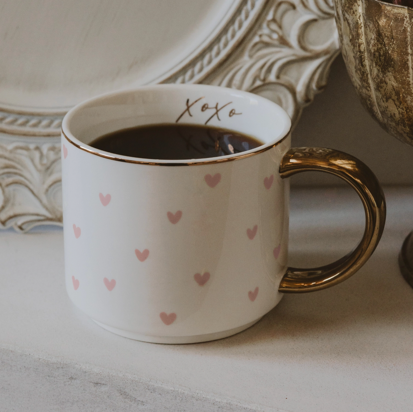 Sweet Water Decor Hearts Coffee Mug
