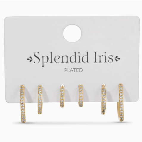 Splendid Iris Earrings