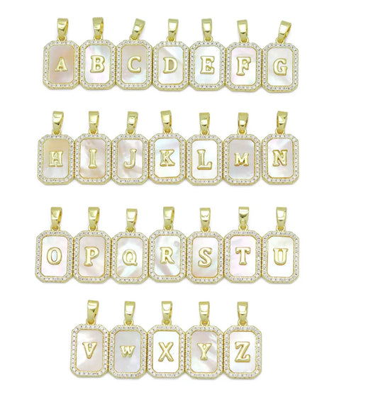 Gold Rectangle Initial Charm