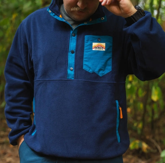 Rainier Watch Co Turbo Recycled Fleece Pullover Jacket