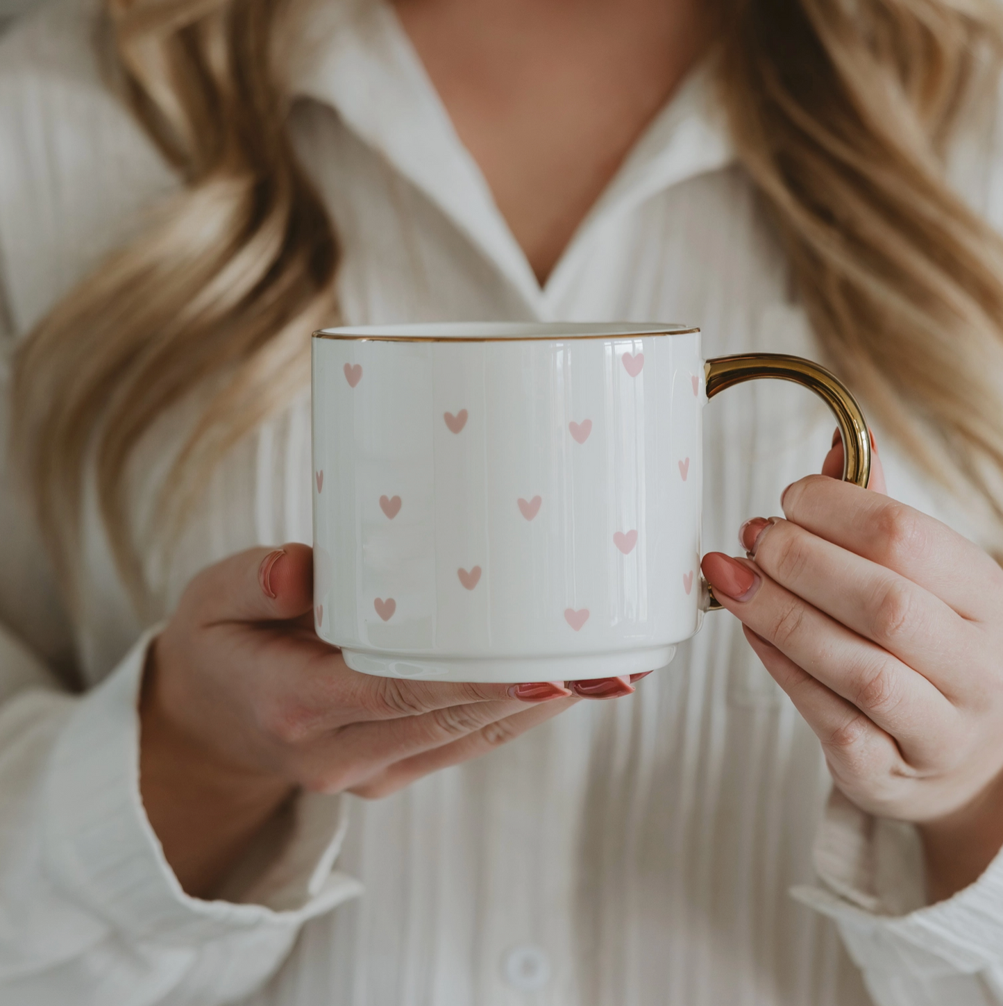 Sweet Water Decor Hearts Coffee Mug