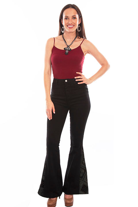 Bandana Print Bell Bottoms