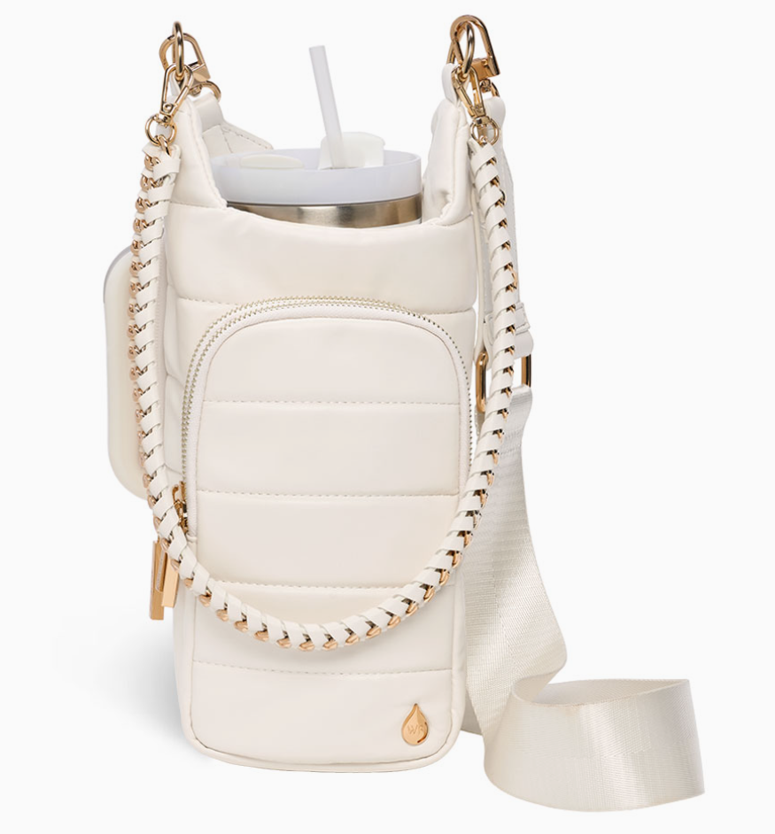 Hydrobag® Handle™- Ivory Vegan Leather with Strap Bundle