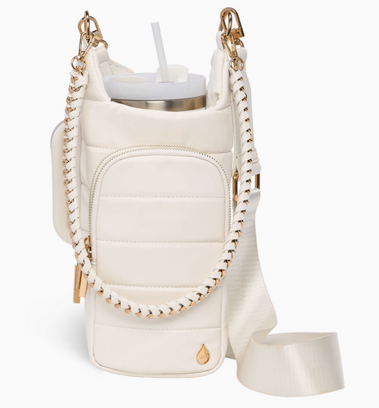 Hydrobag® Handle™- Ivory Vegan Leather with Strap Bundle