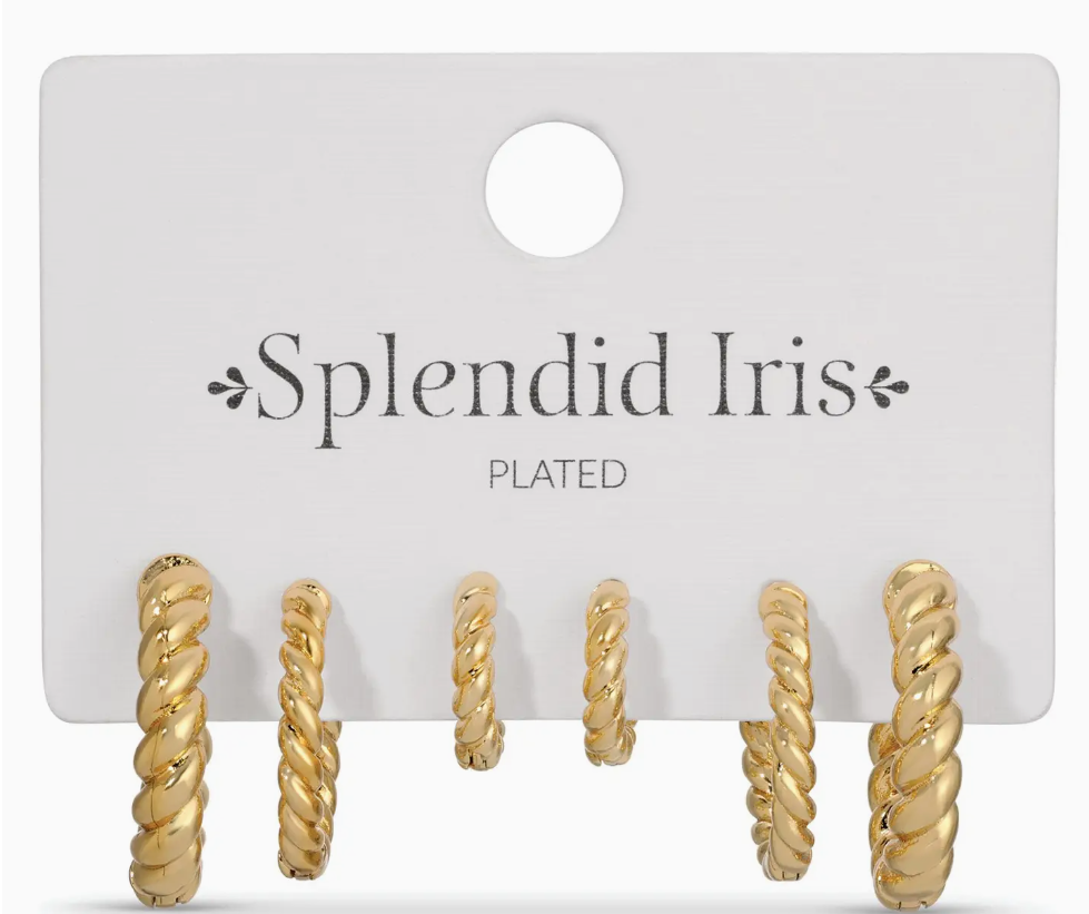 Splendid Iris Earrings