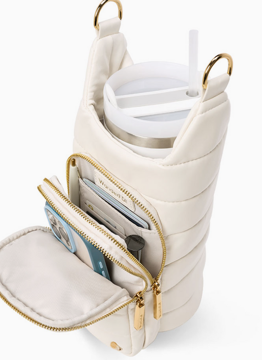 Hydrobag® Handle™- Ivory Vegan Leather with Strap Bundle