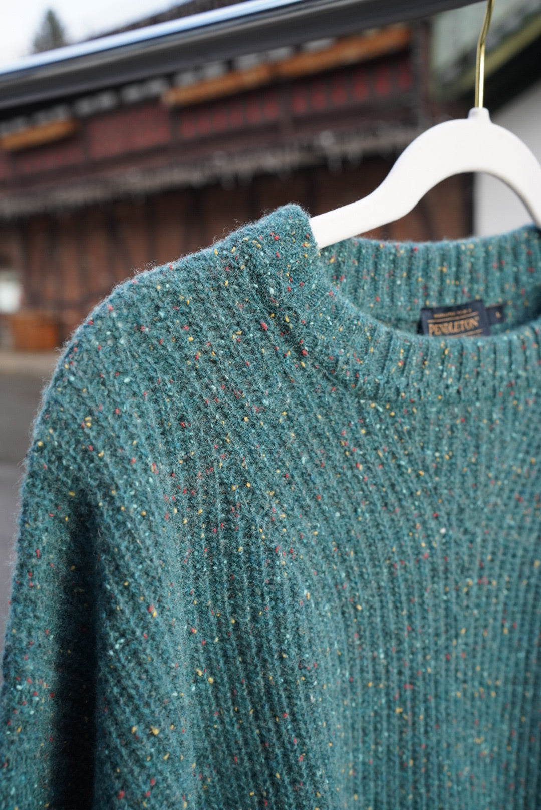 Pendleton Donegal Eyelet Sweater